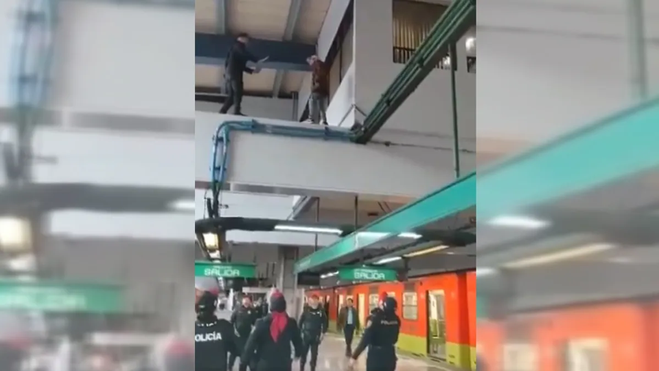 VIDEO Policías se visten de héroes y salvan a un hombre del suicidio
