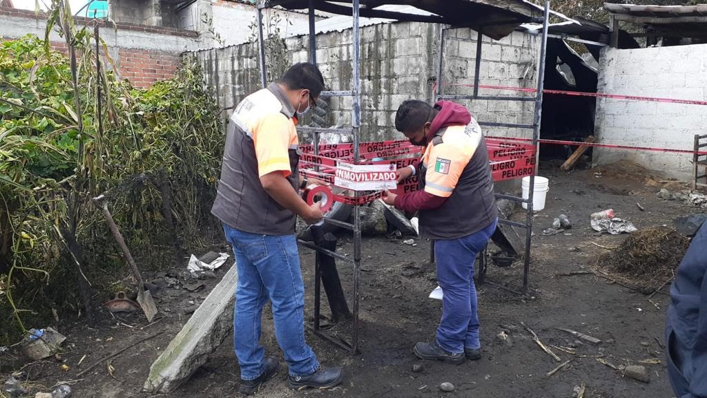 En Huejoztingo supervisan operación de polvorines