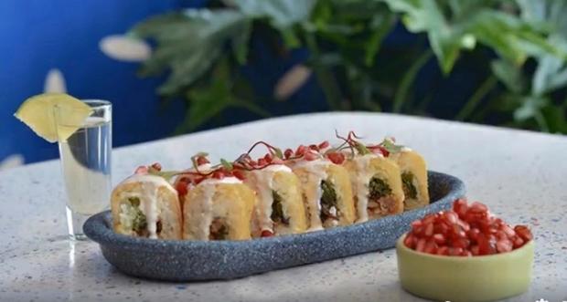 VIDEO Ya probaste el Sushi De Chile En Nogada