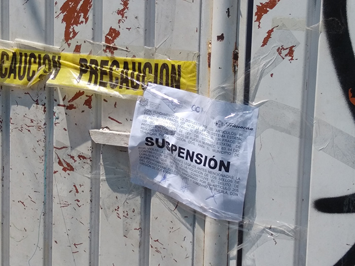 Suspende Protección Civil obra en Tehuacán tras electrocutarse trabajador