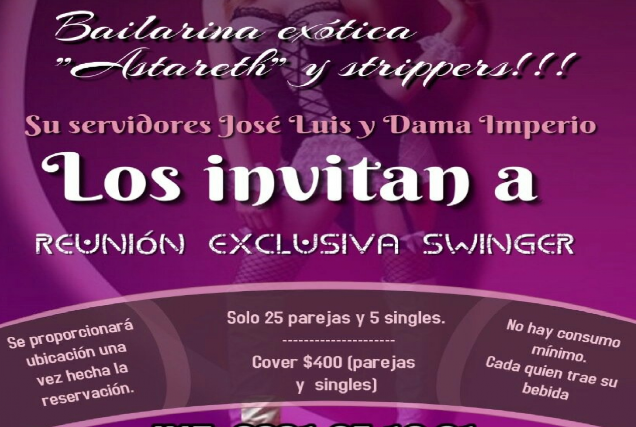 Los poblanos no se aguantan, les urge asistir a club swinger