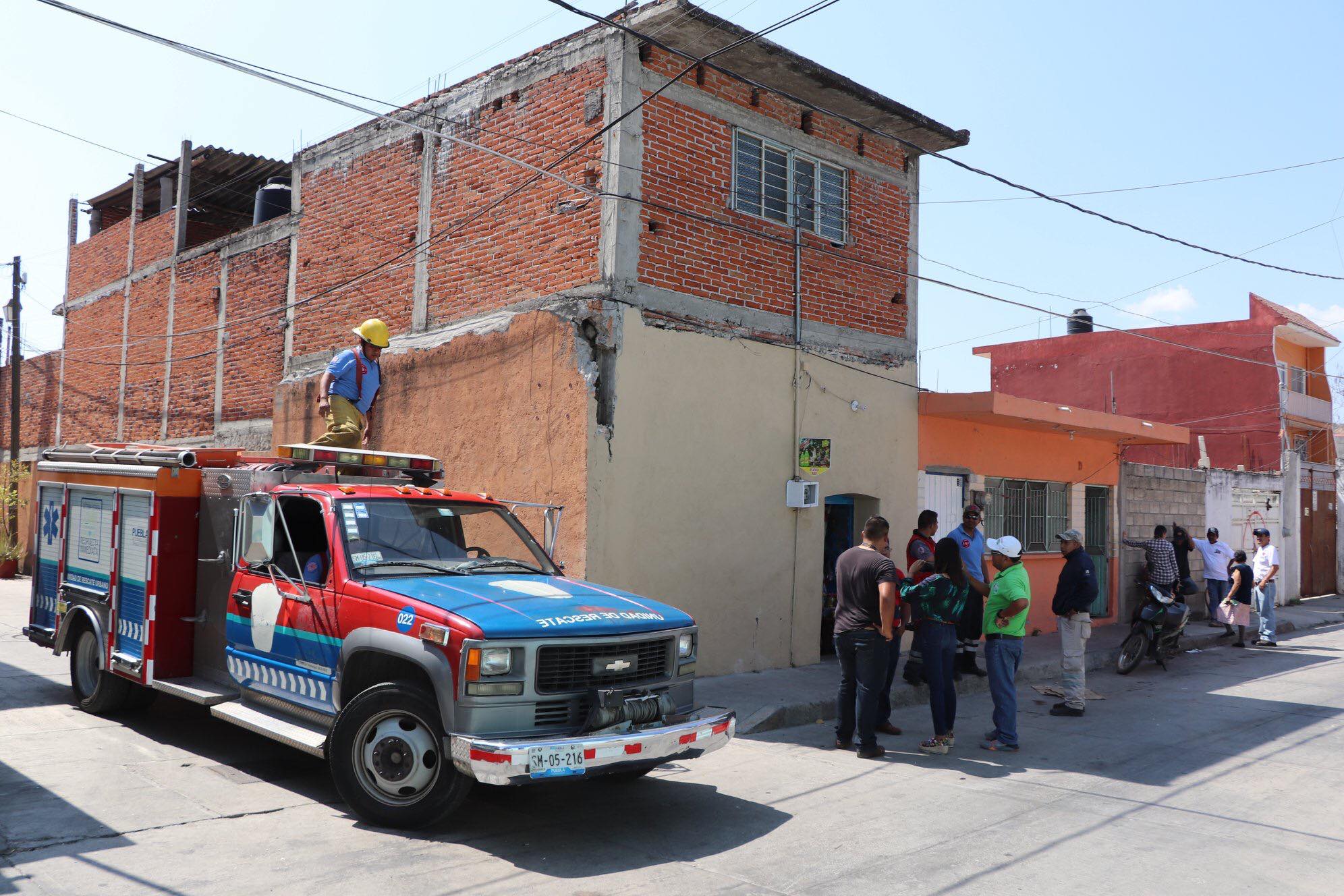 Incendio de tanque de gas provoca pánico en Izúcar