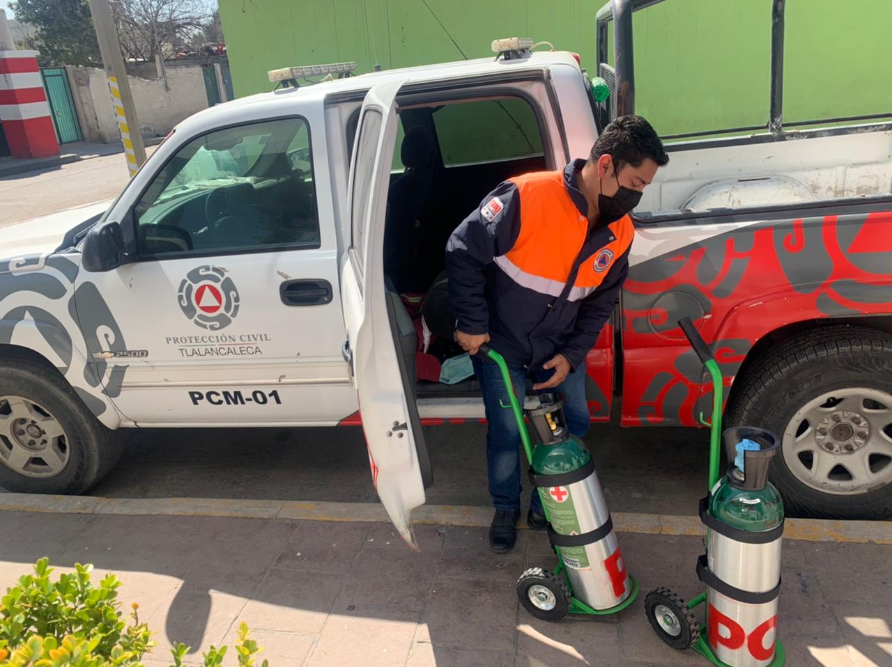 Se incrementa demanda de tanques de oxígeno en Tlalancaleca