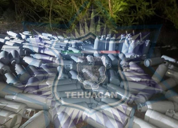 Recuperan camión robado con tanques de gas LP en Tehuacán