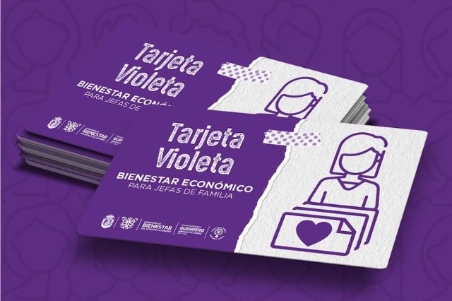 Tarjeta Violeta: Apoyo para mujeres jefas de Familia en Guerrero