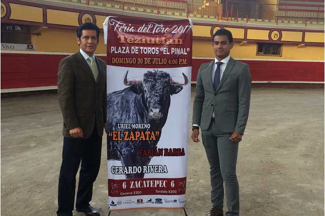 Presentan carteles taurinos de la Feria de Teziutlán, Puebla 2017