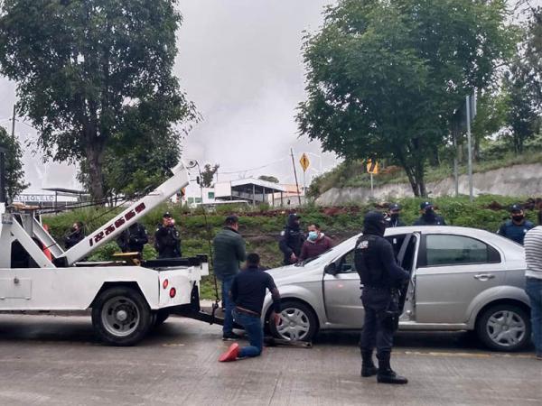Realiza SMT y SSP operativo contra taxis pirata en Teziutlán, Ocoyucan y Puebla
