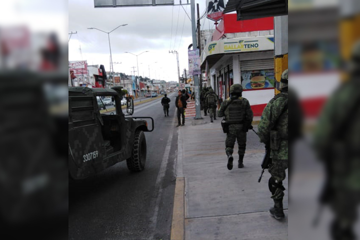 Se enfrentan sujetos armados con elementos del Ejército en Tecamachalco