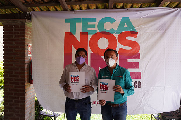 Candidato del PES se suma al Proyecto de Nacho Mier en Tecamachalco