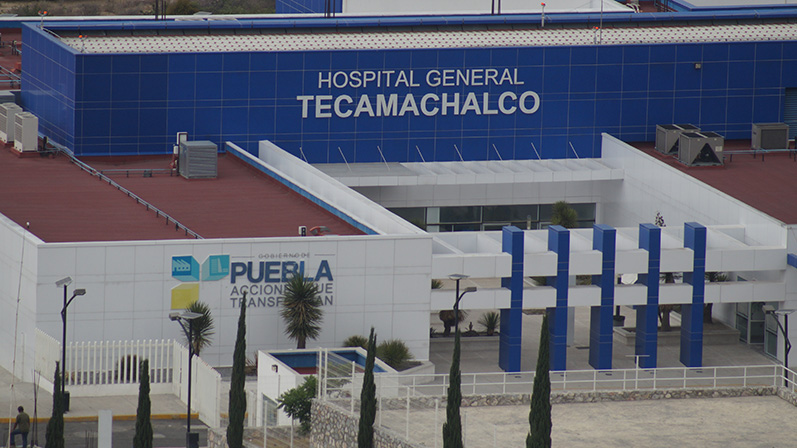 Sujetos agreden a personal del Hospital General de Tecamachalco