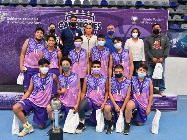 Tehuacán, vencedor del Torneo de Campeones Puebla en baloncesto