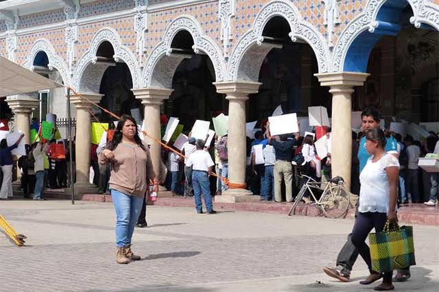 Rompen diálogo Comuna y Sindicato en Tehuacán