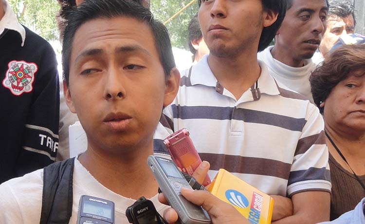 Reprime avanzada de RMV protesta contra Matanza en Tehuacán