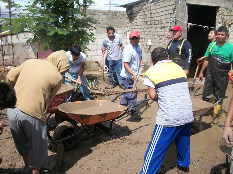 Barrancada deja más de 2 mil personas damnificadas en Tehuacán