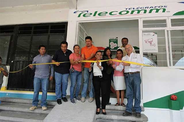 Inauguran oficinas de Telecom en San Pablo Anicano