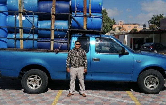 Cae chiapaneco que paseaba en camioneta robada en Tepeaca