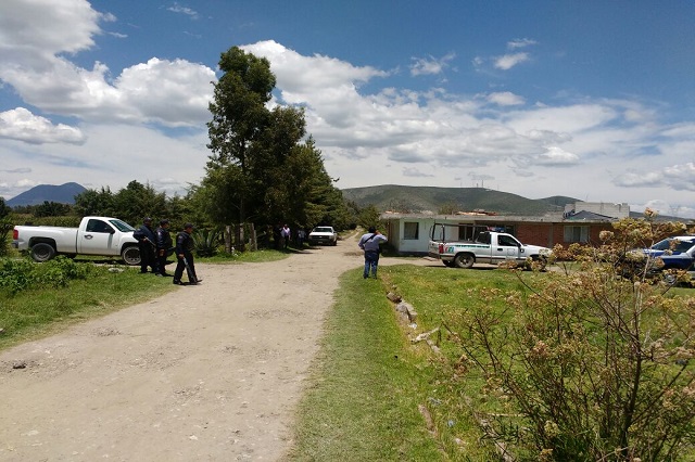 Operativo policial en Tepeaca por presunto secuestro de menor de edad