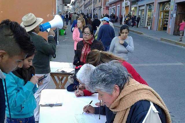 Vecinos de Teziutlán rechazan obras del edil Antonio Vázquez