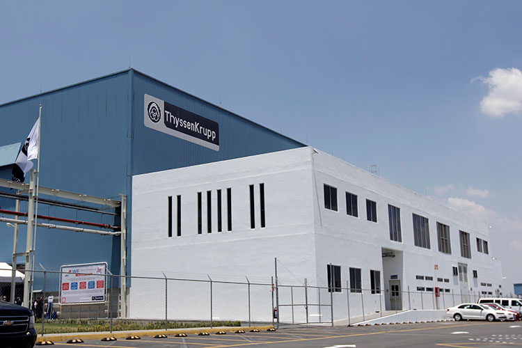 ThyssenKrupp abre fábrica de autopartes en Huejotzingo