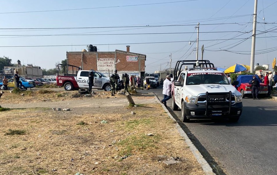 Guardia Nacional evita instalación de tianguis de ganado en Huejotzingo