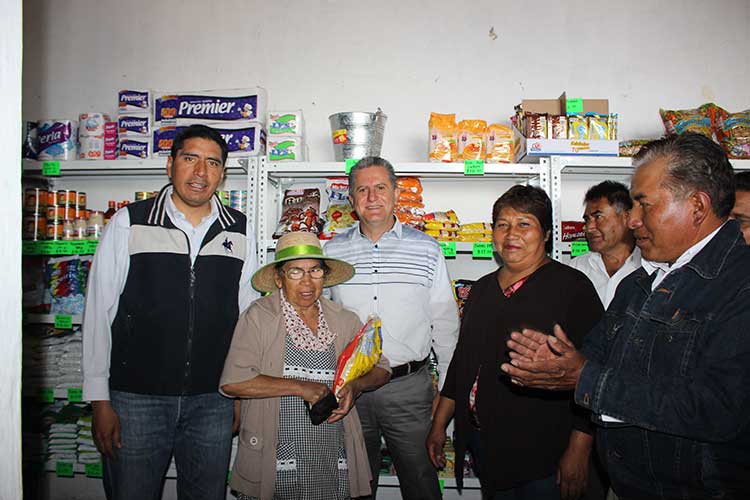 Inauguran tienda Diconsa en junta auxiliar de Huejotzingo