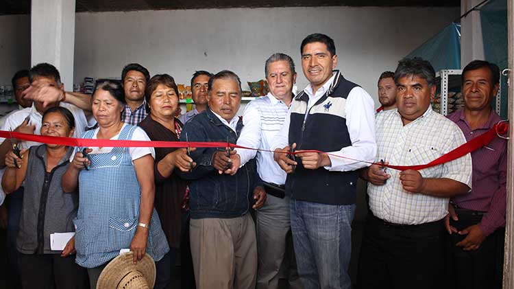 Inauguran tienda Diconsa en junta auxiliar de Huejotzingo