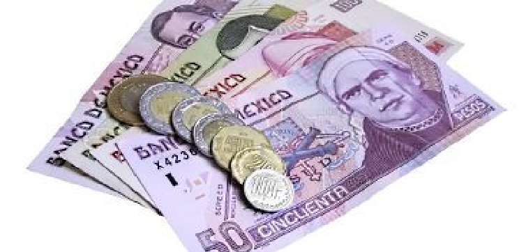 El peso mexicano cayó por sexta jornada consecutiva