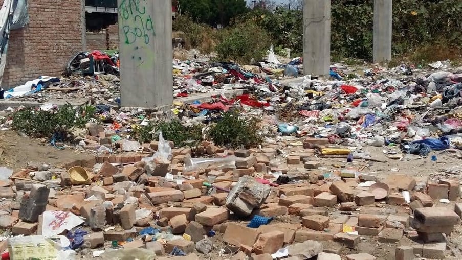 Tiraderos clandestinos se están convirtiendo un fuerte problema en Tehuacán 