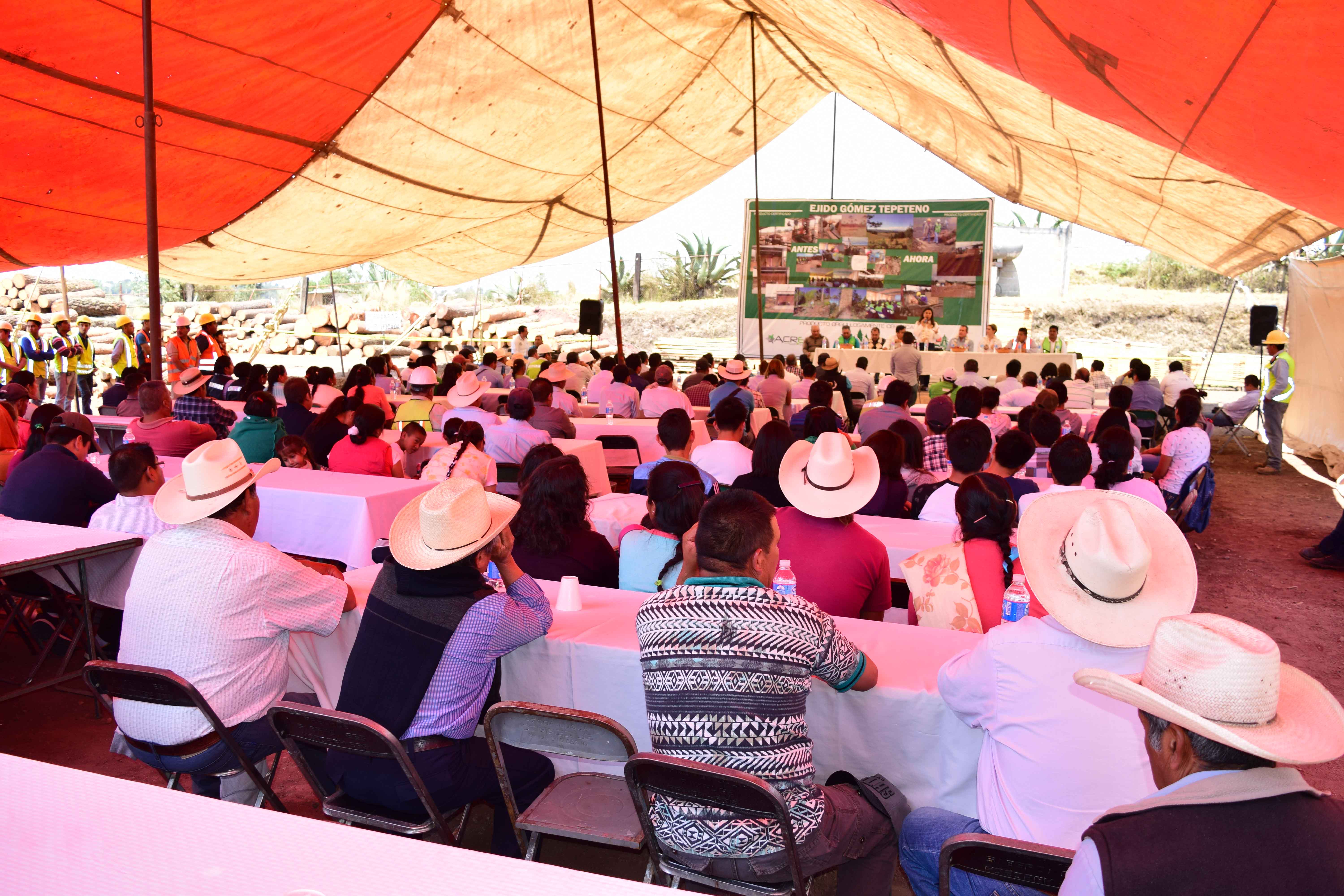 Conafor entrega apoyos a ejido Gómez-Tepeteno en Tlatlauquitepec