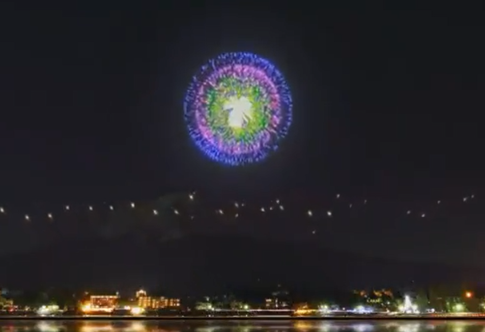 VIDEO Así se vieron los fuegos artificiales de las Olimpiadas 2020