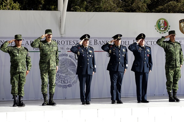 Rinden protesta nuevos mandos militares en Puebla