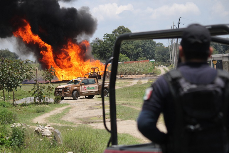 Toma clandestina en Amozoc ya está fuera de peligro, dice Pemex