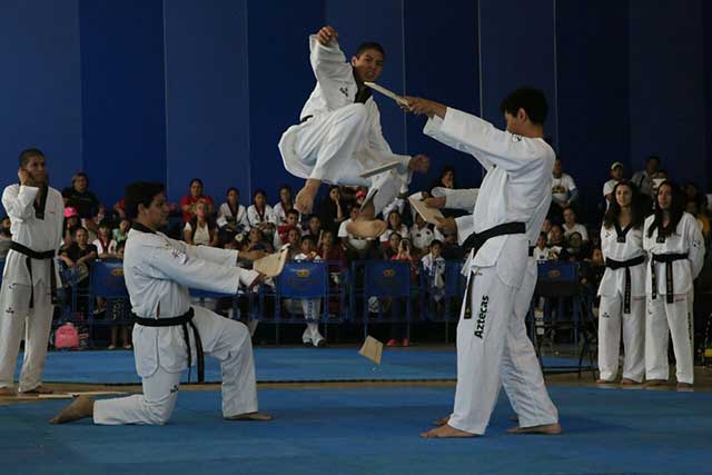 Asisten mil personas y 350 competidores al Torneo de Taekwondo
