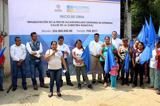 Inician trabajos de rehabilitación de red de drenaje en Xicotepec