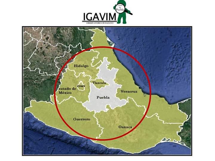Municipios de la zona de Tehuacán, con baja transparencia