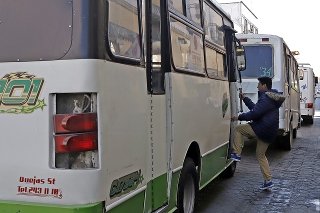 Realizará SSP operativos en Centro de Puebla para evitar extorsión al transporte público