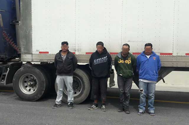 Desmantela SSP banda dedicada a asalto a transporte en Huixcolotla