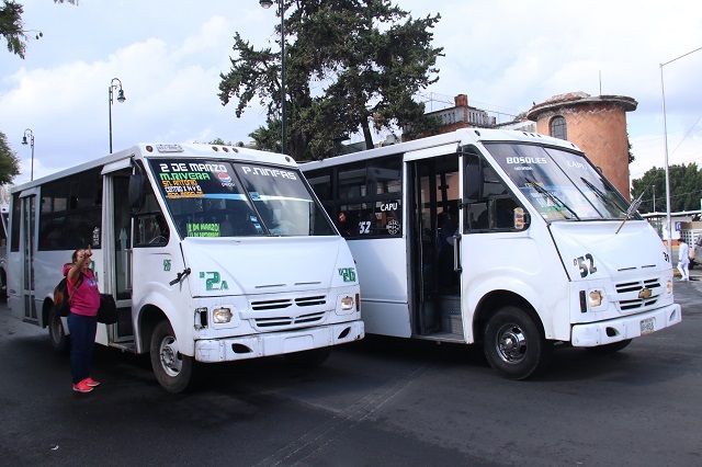 Asaltantes del transporte en Puebla no descansan ni domingos