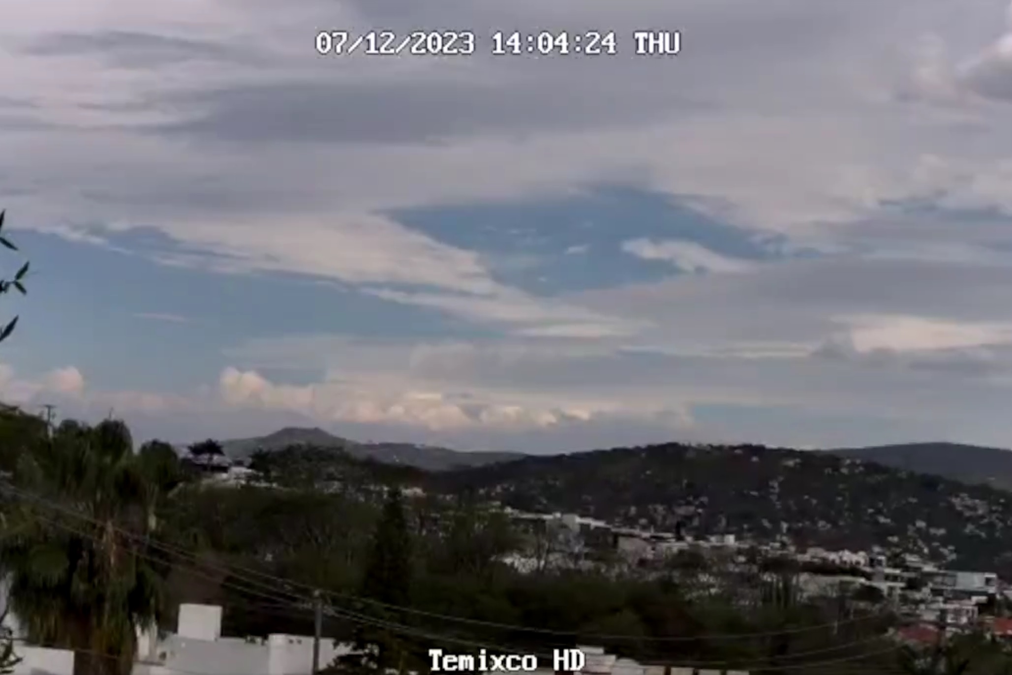 VIDEO Captan estruendo en Morelos durante el sismo en Puebla