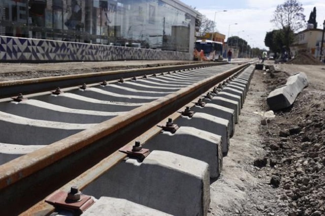 Desconoce San Pedro construcción de pista paralela a Tren Puebla-Cholula