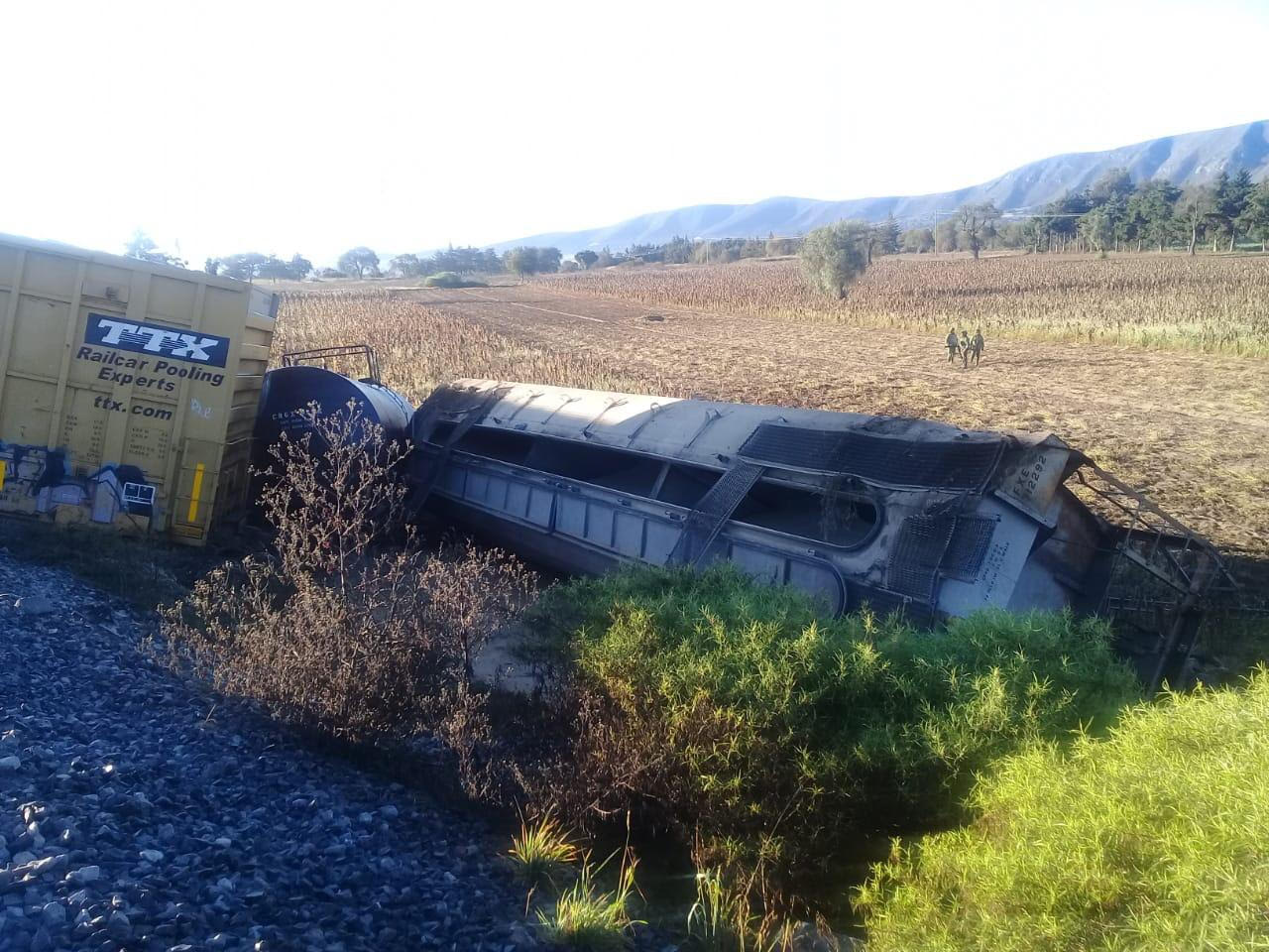 Para saquearlo, descarrilan ferrocarril en Ciudad Serdán