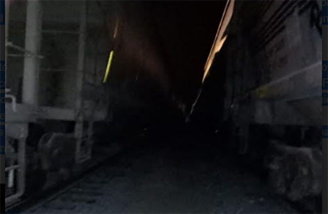 Ladrones de tren reciben a balazos a Gendarmería en Tlacotepec