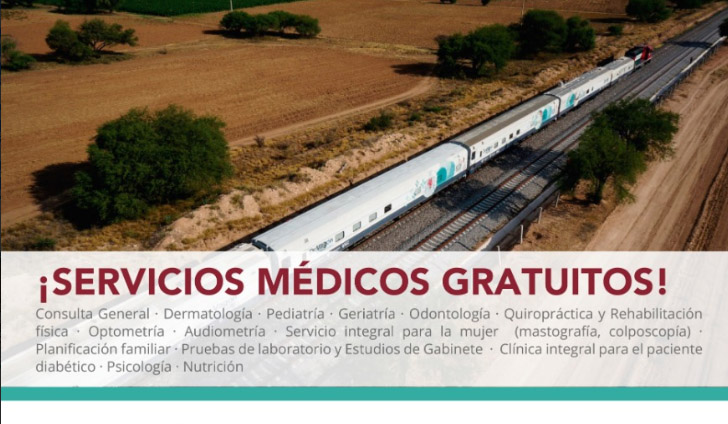 El Tren de la Salud llega a Texmelucan