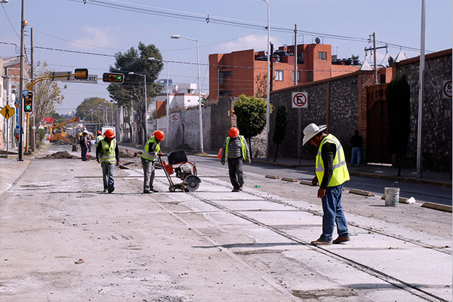Temen cierre de entradas por obras de tren Puebla-Cholula