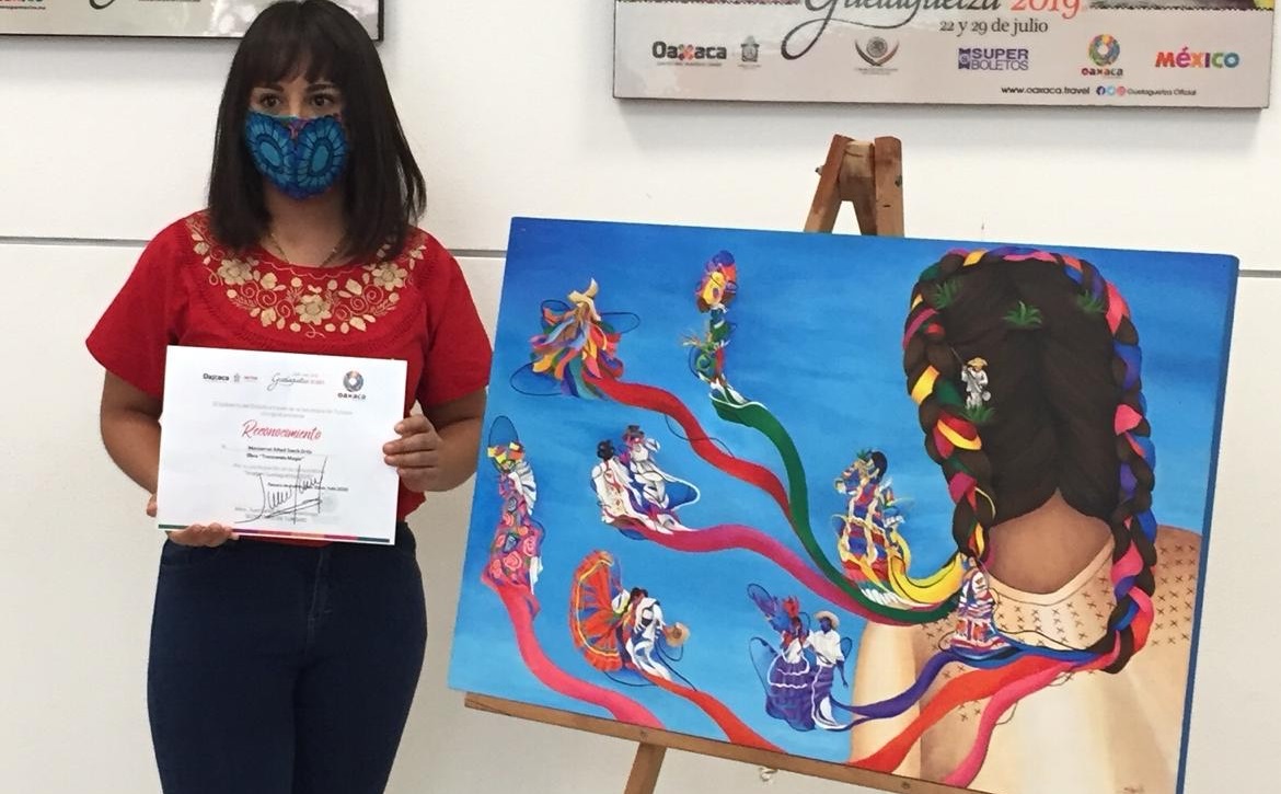 Estudiante de la BUAP gana concurso de la imagen de la Guelaguetza 2020