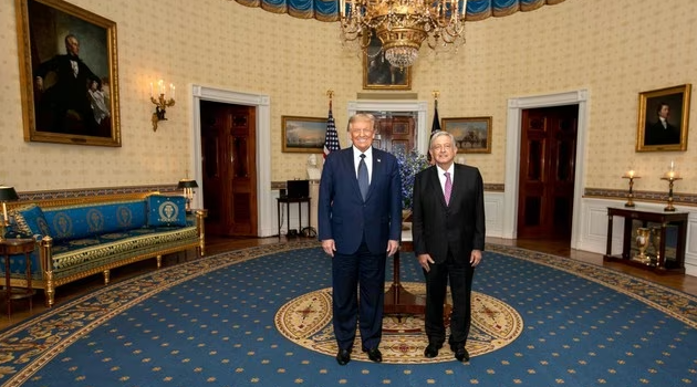 AMLO sometido a Trump