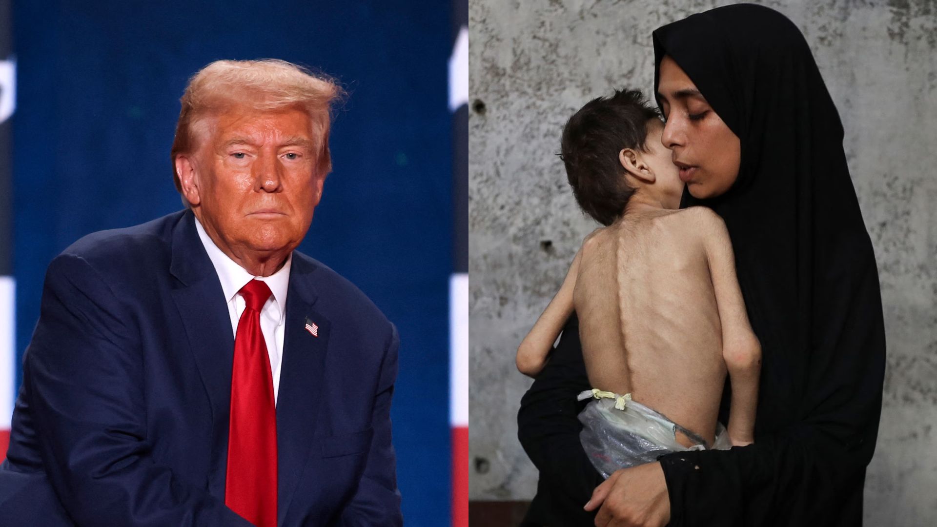 Trump le exige a Netanyahu asegurarse de que llegue ayuda alimentaria a Gaza