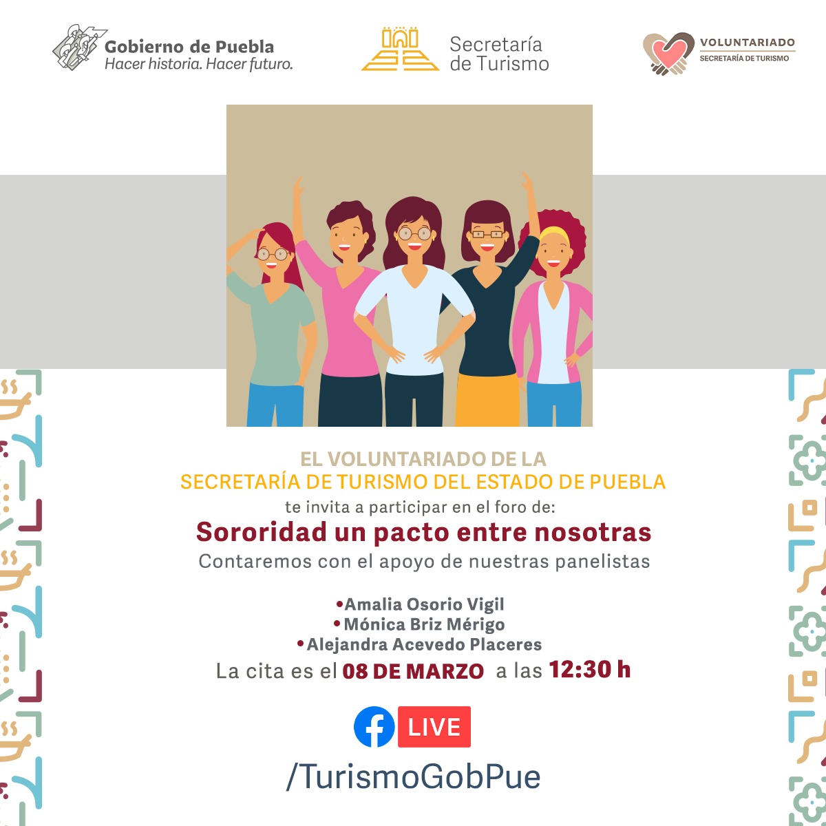 Organiza Turismo foro Sororidad, un pacto entre nosotras