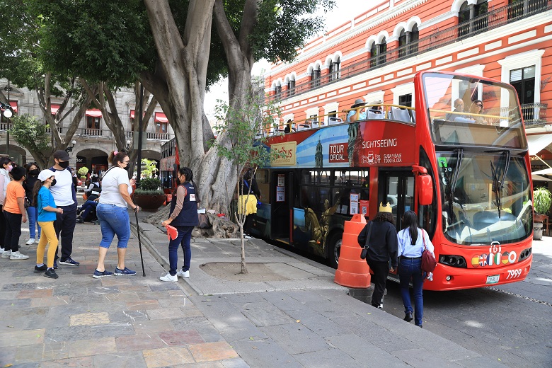 Puebla, 33.2% aún abajo de 2019 en llegada de turistas nacionales