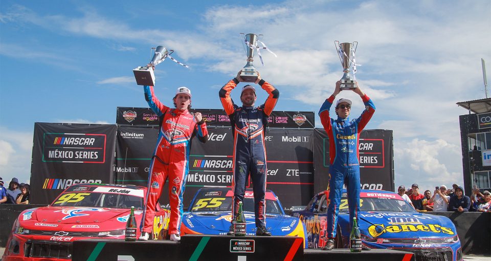 Julio Rejón gana la primera carrera de Playoffs de la NASCAR México Series